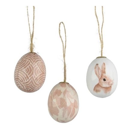  stylish foam egg hanger finished in a charming high gloss 
