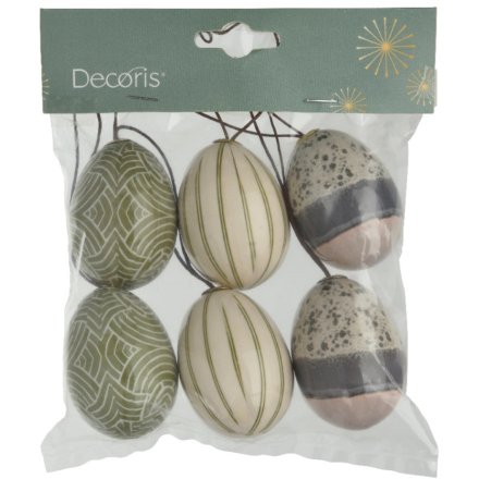 3/A Glazed Egg Deco, 6cm 