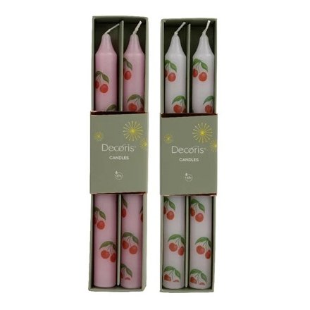 Elevate your dining with our cherry-scented Dinner Candle Paraffin, 