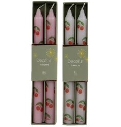 Elevate your dining with our cherry-scented Dinner Candle Paraffin, 