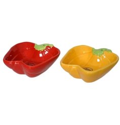 Add rustic charm to your table with the Bowl Dolomite Pepper Glazed