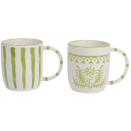 2/A Green Mugs12.2cm 