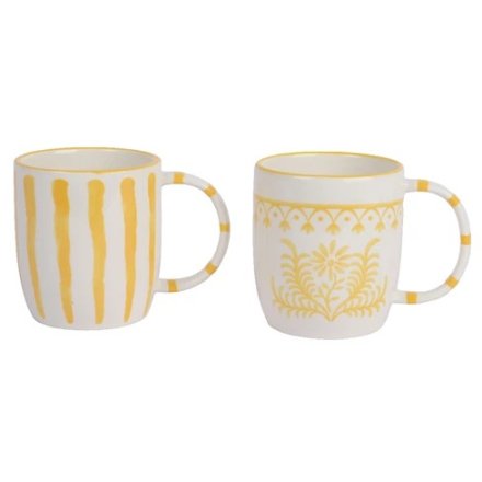 2/A Decal Yellow Mug, 12.2cm 