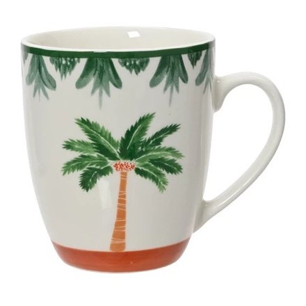12 cm Palm Tree Coffee Mug