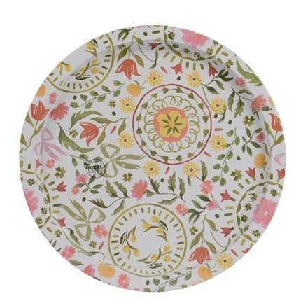 Deco Plate Tulip Pattern, 32cm 