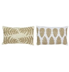 Charming leaf design cushions 