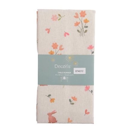 Flower Pattern Tablerunner, 140cm 