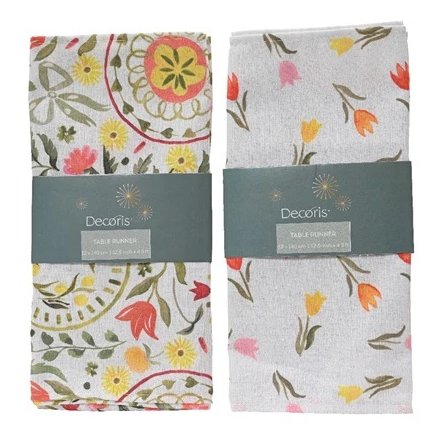 Tulip Table Runner, 2a