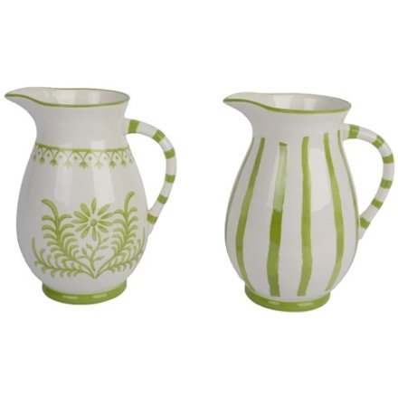 Green Dolomite Jug, 21.8cm