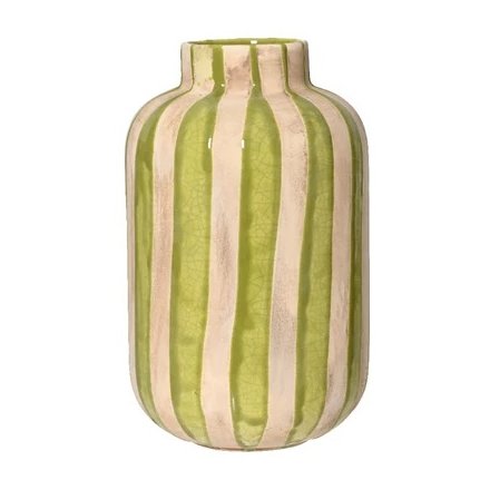 Stripped Vase, 29.5cm 