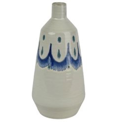 Charming terracotta vase with a rustic, earthy finish