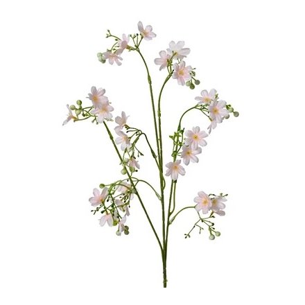 Mini Flower Blossom Spray on Stem, 67cm 