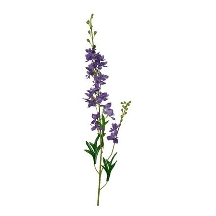 Polyester Delphinium on Stem, 80cm 