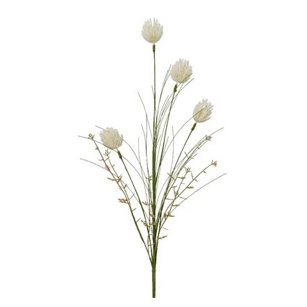 Artificial Flower Blossom White, 70cm