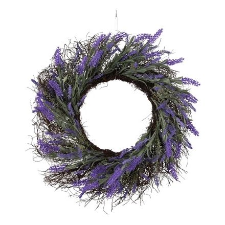 55cm Lavender Door Wreath