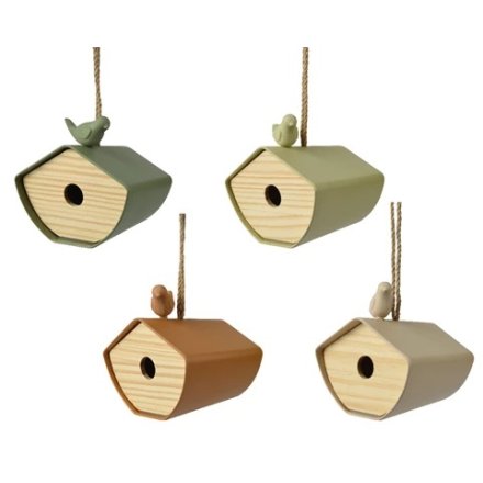 Add natural charm to your space with the Birdhouse Bamboo Fibre Mat