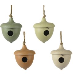 Add natural charm to your space with the Birdhouse Bamboo Fibre Mat