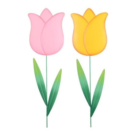 Tulip Garden Stakes Mix