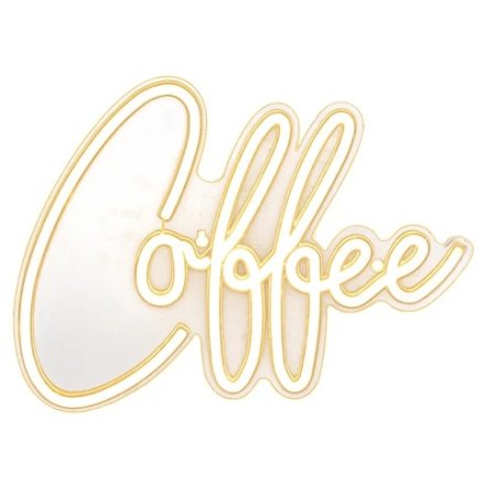 Make a statement with this cool neon coffee sign. The ideal gift for coffee lovers 