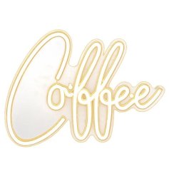 Make a statement with this cool neon coffee sign. The ideal gift for coffee lovers 