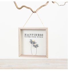 Bring serenity to your space with this delightful Happiness Pebble Sign.