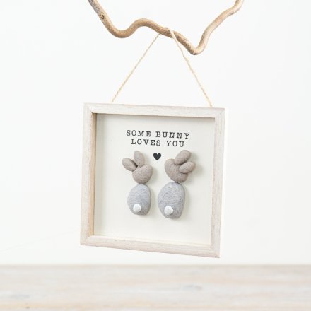 "Some Bunny Loves You" 13cm Wooden Photo Frame
