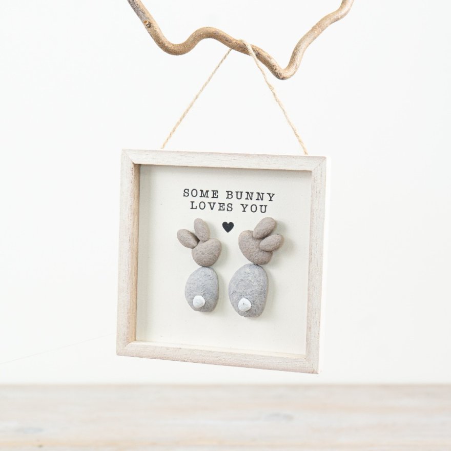 "Some Bunny Loves You" Wooden Picture Frame, 13cm