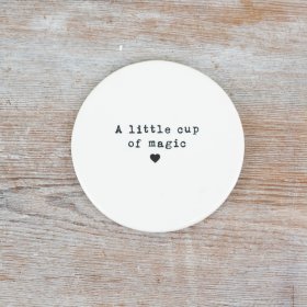 Give the gift of this charming coaster to a friend or loved one. 