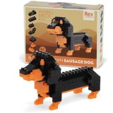 Build your own charming sausage dog with this colorful brick kit—a perfect creative project and gift for dog lovers an