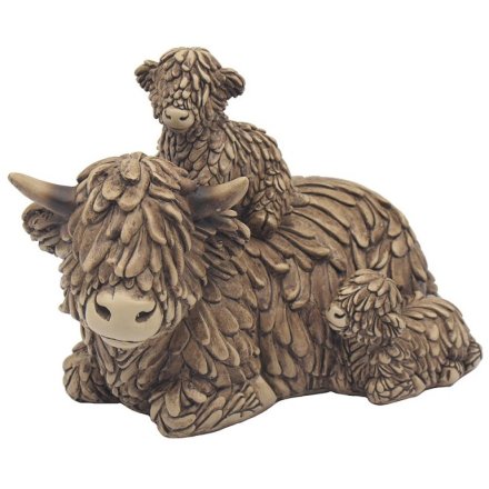 Hughie Highland Cows, 12cm