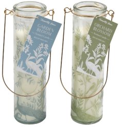 Add a touch of elegance with these wax candles.