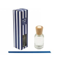 Elevate your room with the 200ml Blue Stripe Diffuser