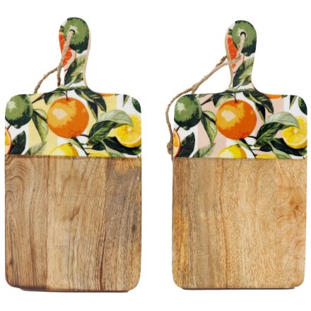 2/A Enamel Citrus Board, 30cm 