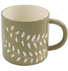 Sip your favorite hot drink stylishly with the bright and vibrant S.gdn Green Mug.