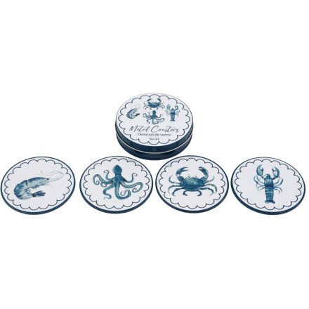 S/4 Sealife Coasters