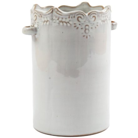 Cream Utensil Holder, 16.8cm 