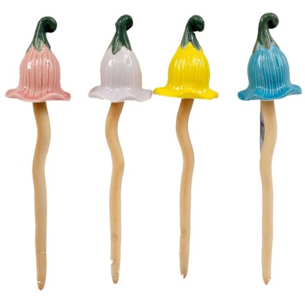 4/A Toadstool Garden Stake, 25cm 