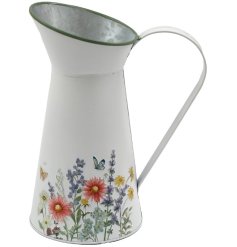 Bring spring indoors with the fresh and charming Springtime Jug Vase.