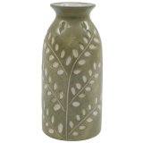 a charming leaf design bottle vase 