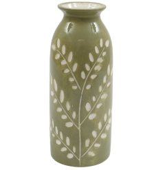 Add a touch of elegance to your home with this bottle vase