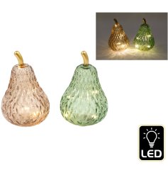 Illuminate your space with the charming LED Pear Deco