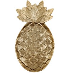 gold pineapple trinket plate 