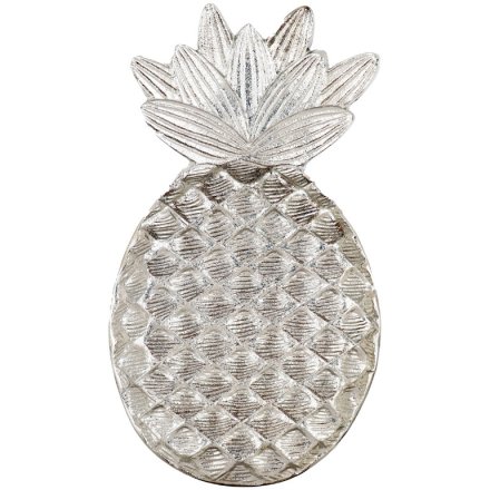 36cm Silver Pineapple Trinket Dish 