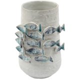 stunning coastal  3d fish vase 