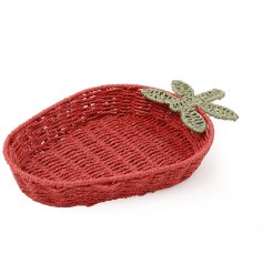Charming Red Strawberry  storage basket 