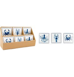 Protect your surfaces in style with these coastal placemats