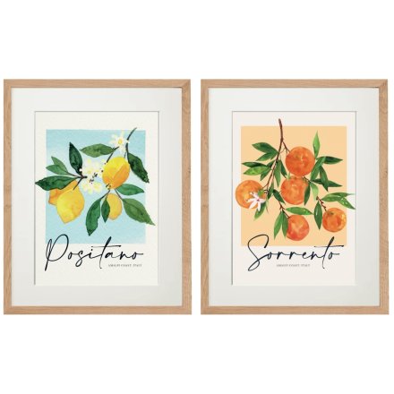 2/A Wall Art Orange/lemon, 40cm 