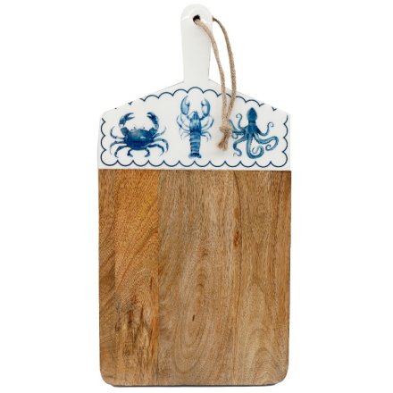 Sealife Enamel Chop Board, 50cm