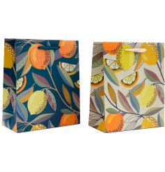 Brighten any occasion with these citrus gift bags