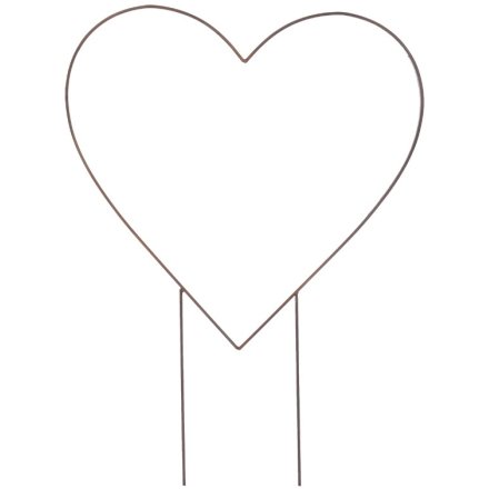 80cm Heart Trellis